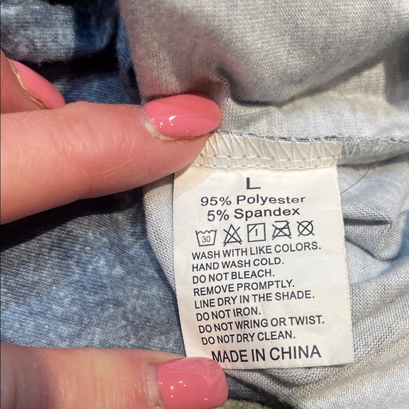 Women's Blue Graphic Tank Top - I'm Not Responsible For What My Face Does When.. - Picture 8 of 9